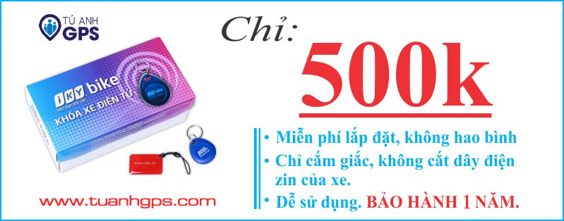KHÓA CHỐNG TRỘM THẺ TỪ XE MÁY IKY- CHỈ 500K 1 chong trom xe may bang the tu tuanhgps